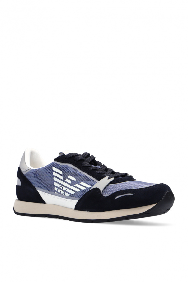 Sneakers with logo Emporio Armani - SchaferandweinerShops WF